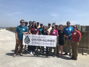 Chesapeake Oyster Alliance partners touring UMCES’s Horn Point Lab during the spring 2019 partner meeting. Credit: Chesapeake Bay Foundation Staff Photo
